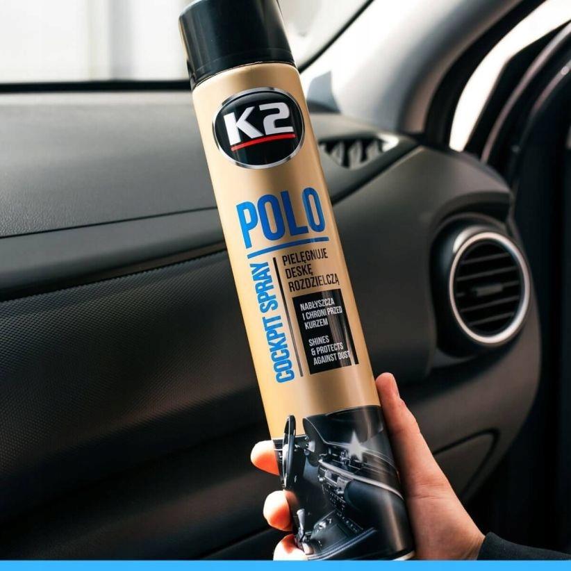 K2 Polo K407CO0 Spray do Pielęgnacji Deski Rozdzielczej Zapach COLA 750 ml - obrazek 2