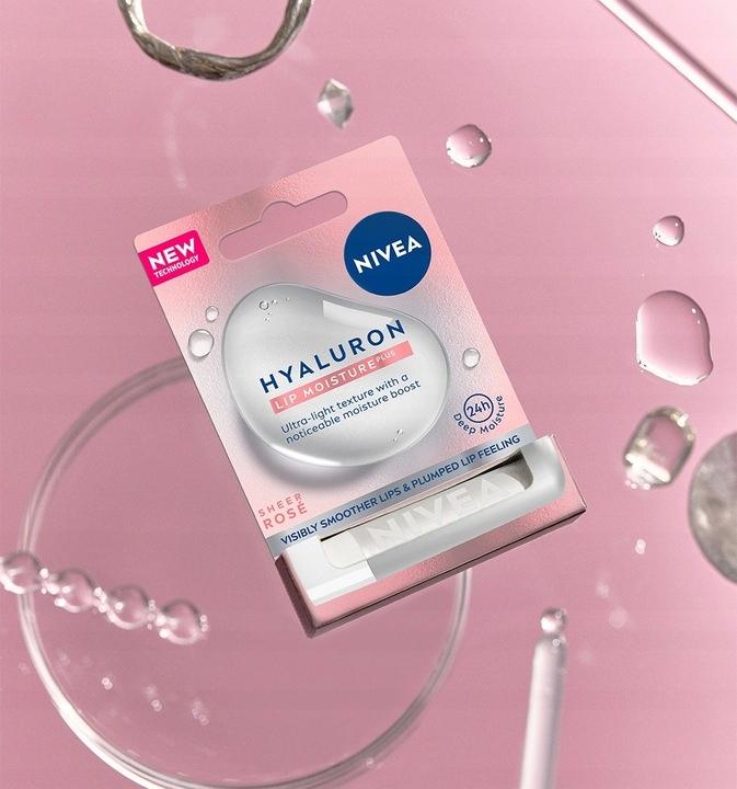 NIVEA HYALURON MOISTURE PLUS Balsam pomadka do ust - obrazek 2