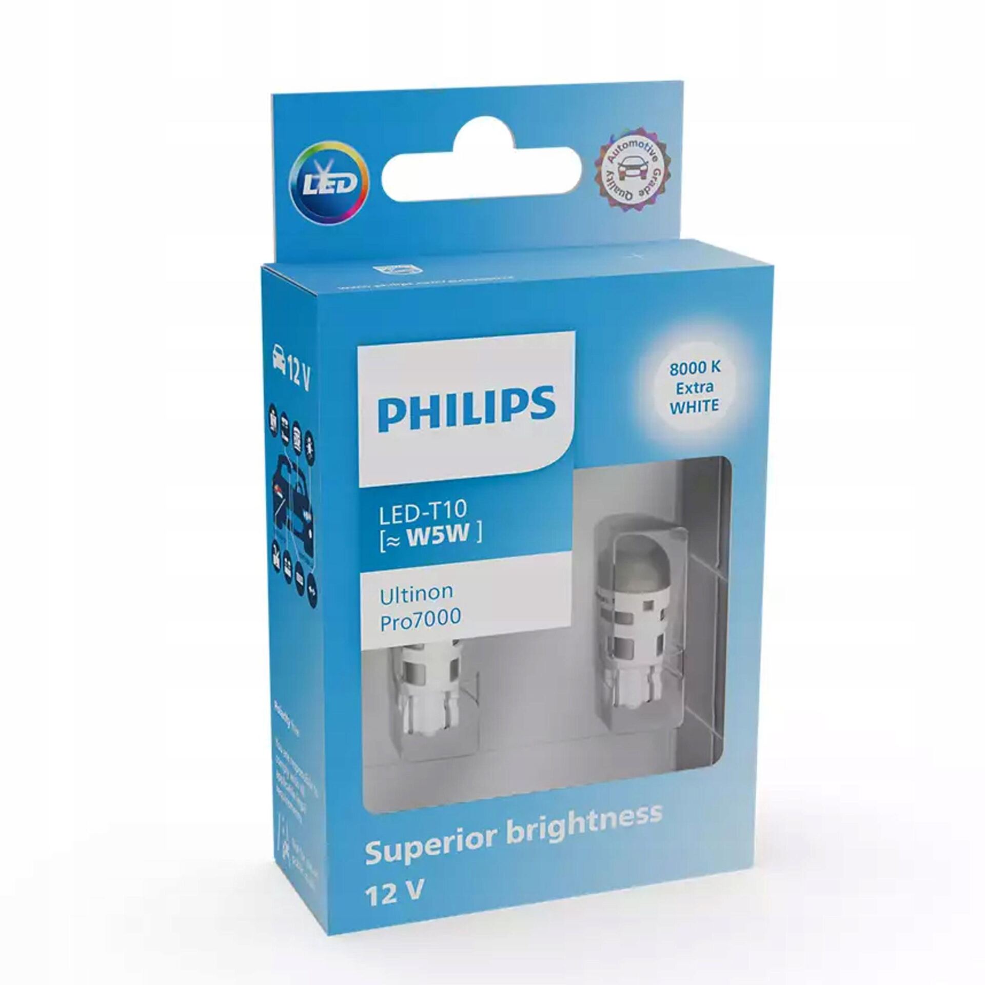 Żarówki Philips LED Ultinon Pro7000 W5W XU70 12V - obrazek 3