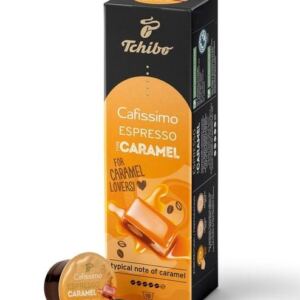 Tchibo Cafissimo Espresso Caramel KARMEL Kawa kapsułki 10 kap Arabika