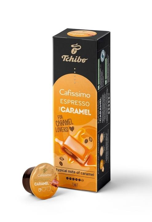 Tchibo Cafissimo Espresso Caramel KARMEL Kawa kapsułki 10 kap Arabika