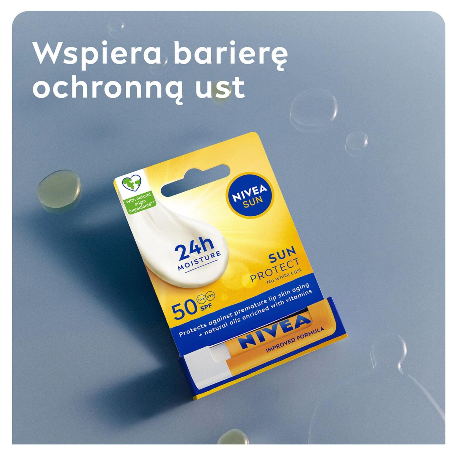 NIVEA SUN Pielęgnująca pomadka do ust SPF 30 4,8 g - obrazek 10