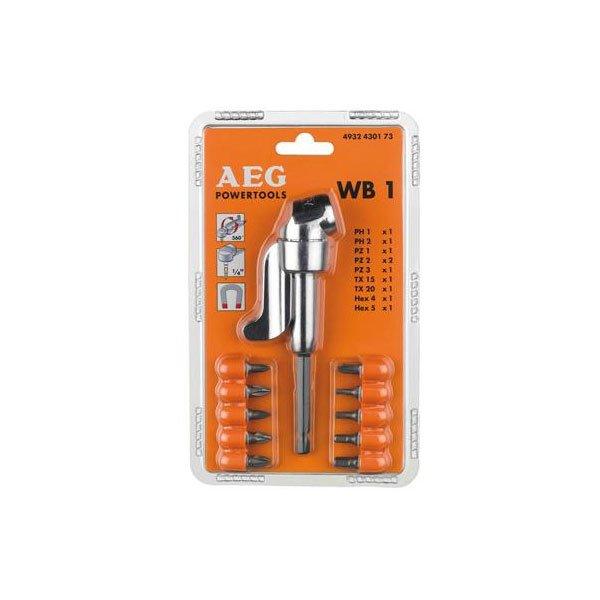 AEG NASADKA KĄTOWA + BITY ZESTAW 10 SZTUK WB1 - obrazek 5