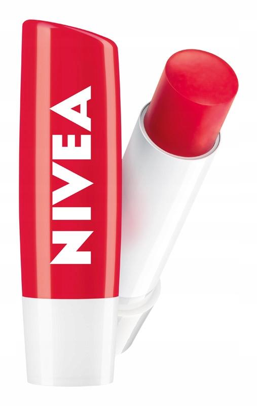 Nivea Pielęgnująca pomadka do ust Strawberry Shine 4.8g - obrazek 8