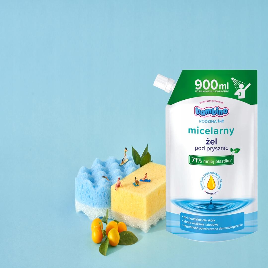 BAMBINO RODZINA ŻEL POD PRYSZNIC MICELARNY 900ML - obrazek 5