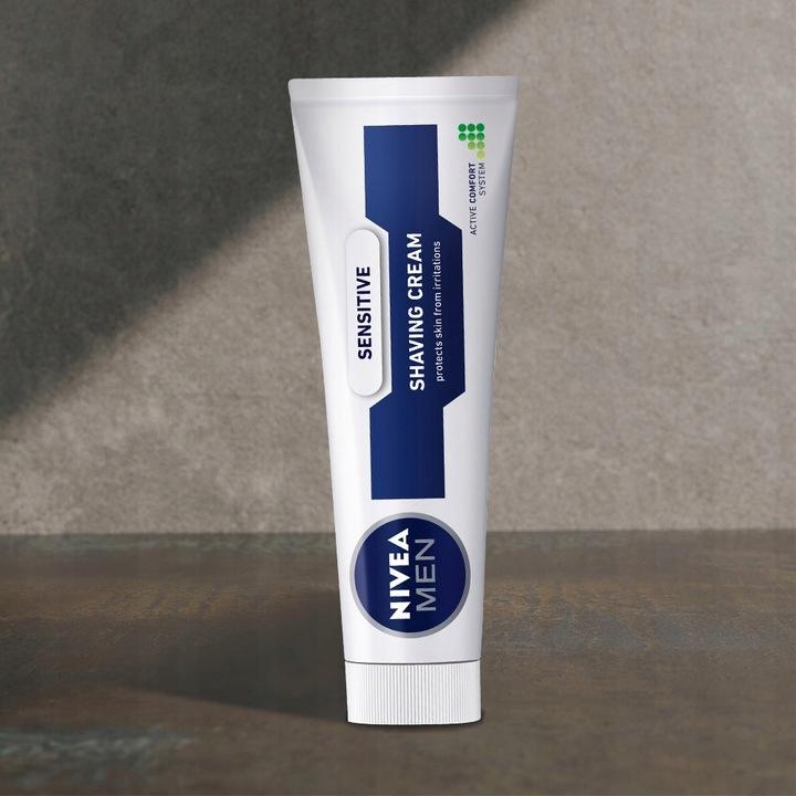 NIVEA MEN ŁAGODZĄCY KREM DO GOLENIA SENSITIVE 100 ml - obrazek 2