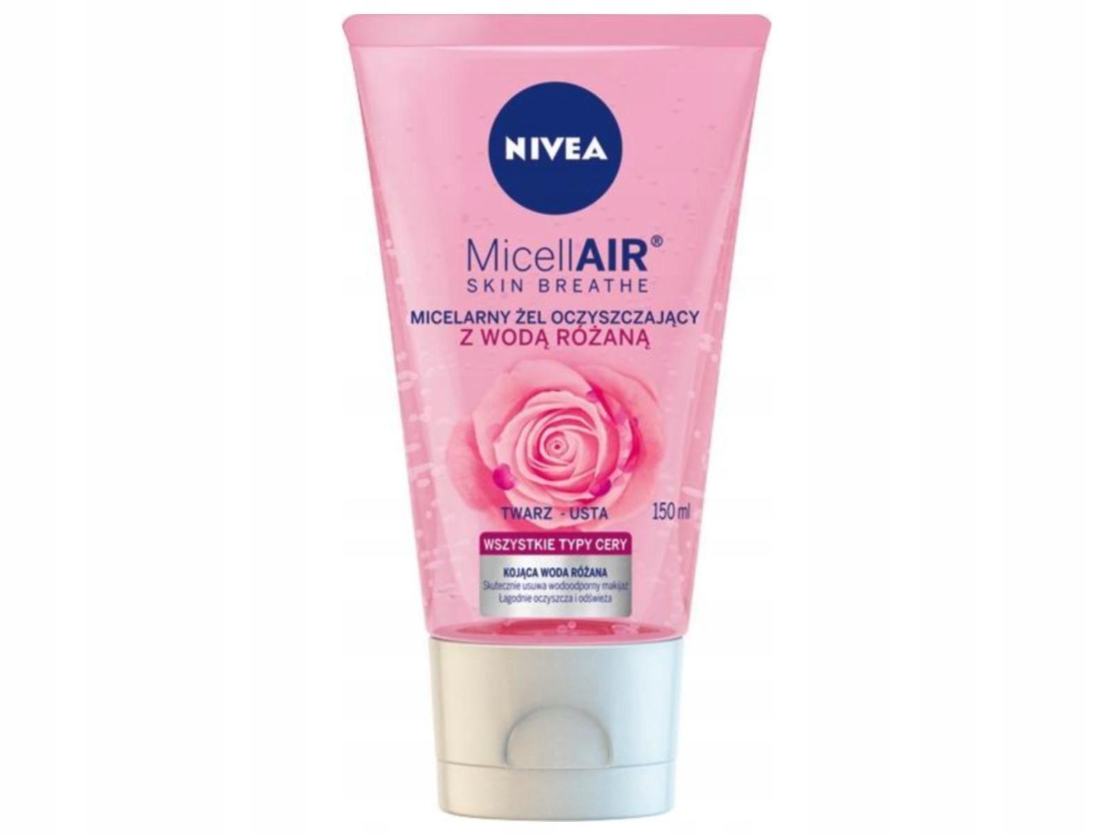 NIVEA MicellAIR żel micelarny z wodą różaną 150ml - obrazek 7