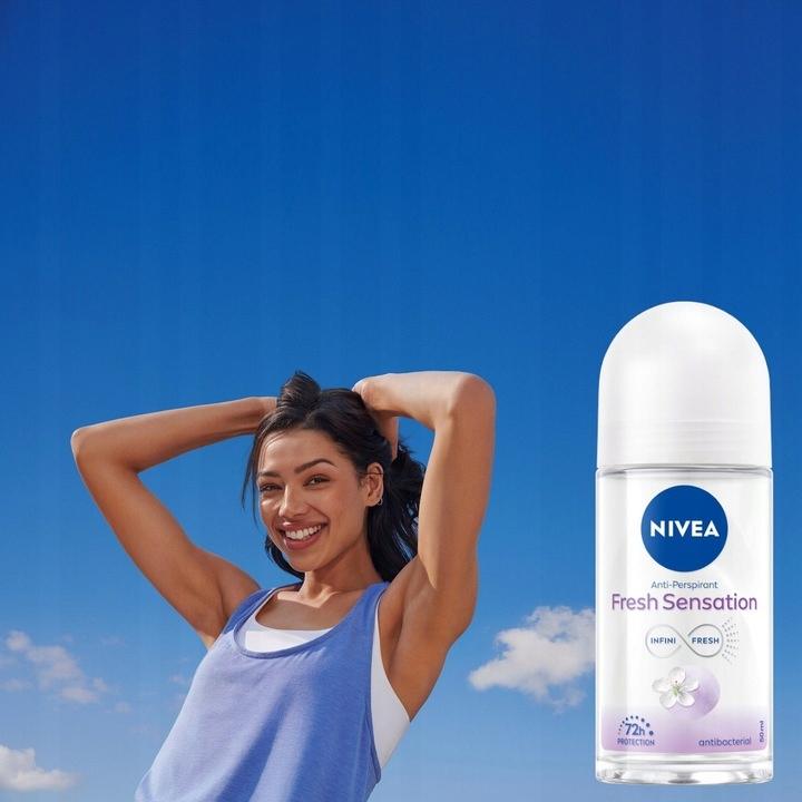NIVEA FRESH SENSATION ANTYPERSPIRANT ROLL-ON 50ml - obrazek 2
