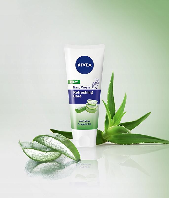 NIVEA Krem do rąk Refreshing Care SOOTHING CARE Aloes 75 ml - obrazek 2