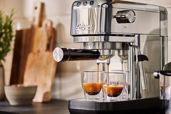 Tchibo LaPressa Ekspres Kolbowy Ciśnieniowy Kolba Srebrny - obrazek 3