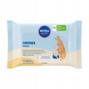 NIVEA BABY Toddies Chusteczki Biodegradowalne 57 sztuk