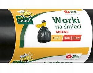 Worki na 艢mieci MOCNE SmartBee 160L 10szt PACLAN
