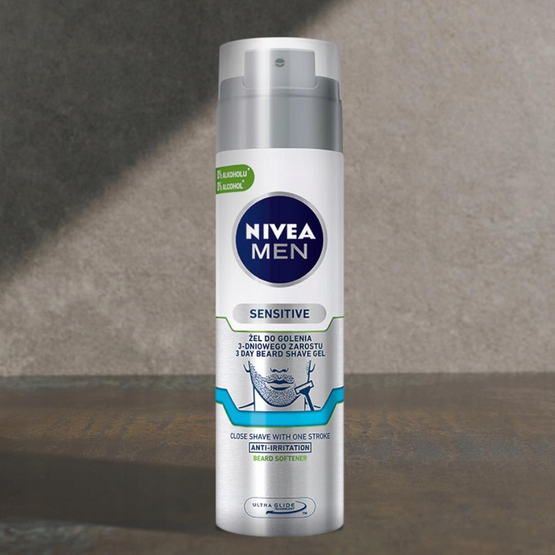 NIVEA MEN Żel do golenia 3-dniowego zarostu 200 ml - obrazek 5