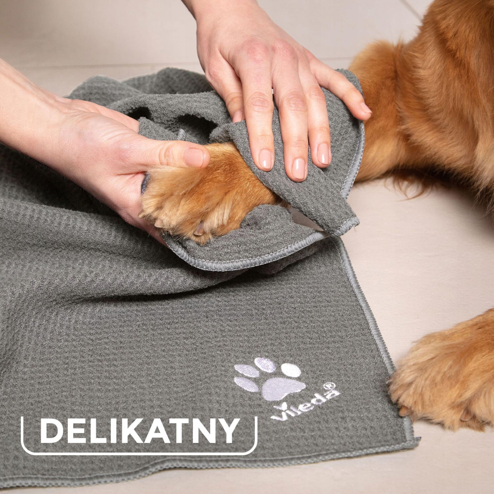 Ręcznik z mikrofibry dla zwierząt Vileda Pet Pro M - obrazek 4