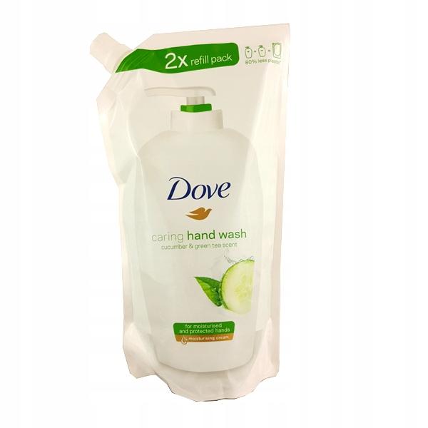 Dove Nawilżające Mydło do Rąk w Płynie Ogórek i Zielona Herbata Zapas 500ml - obrazek 3