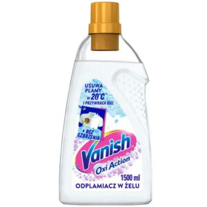 Vanish Oxi Action White odplamiacz do białych tkanin bieli w żelu 1,5l