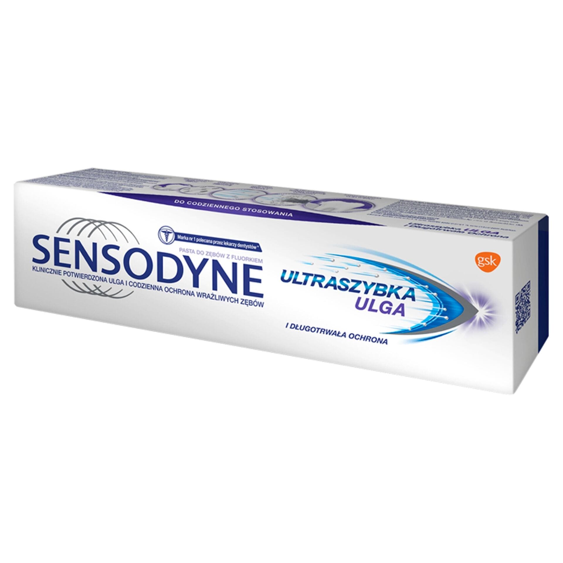 Sensodyne Pasta do zębów wrażliwych Ultraszybka Ulga Whitening 75ml - obrazek 6