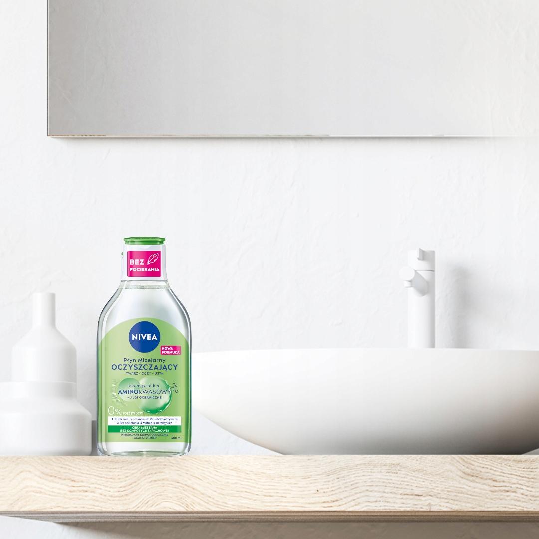 NIVEA Płyn micelarny cera mieszana 400 ml - obrazek 3
