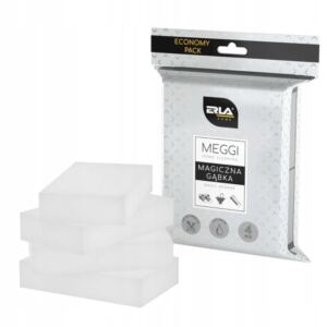 K2 ERLA MEGGI MAGICZNA GĄBKA DO CZYSZCZENIA ZESTAW 4 SZTUKI