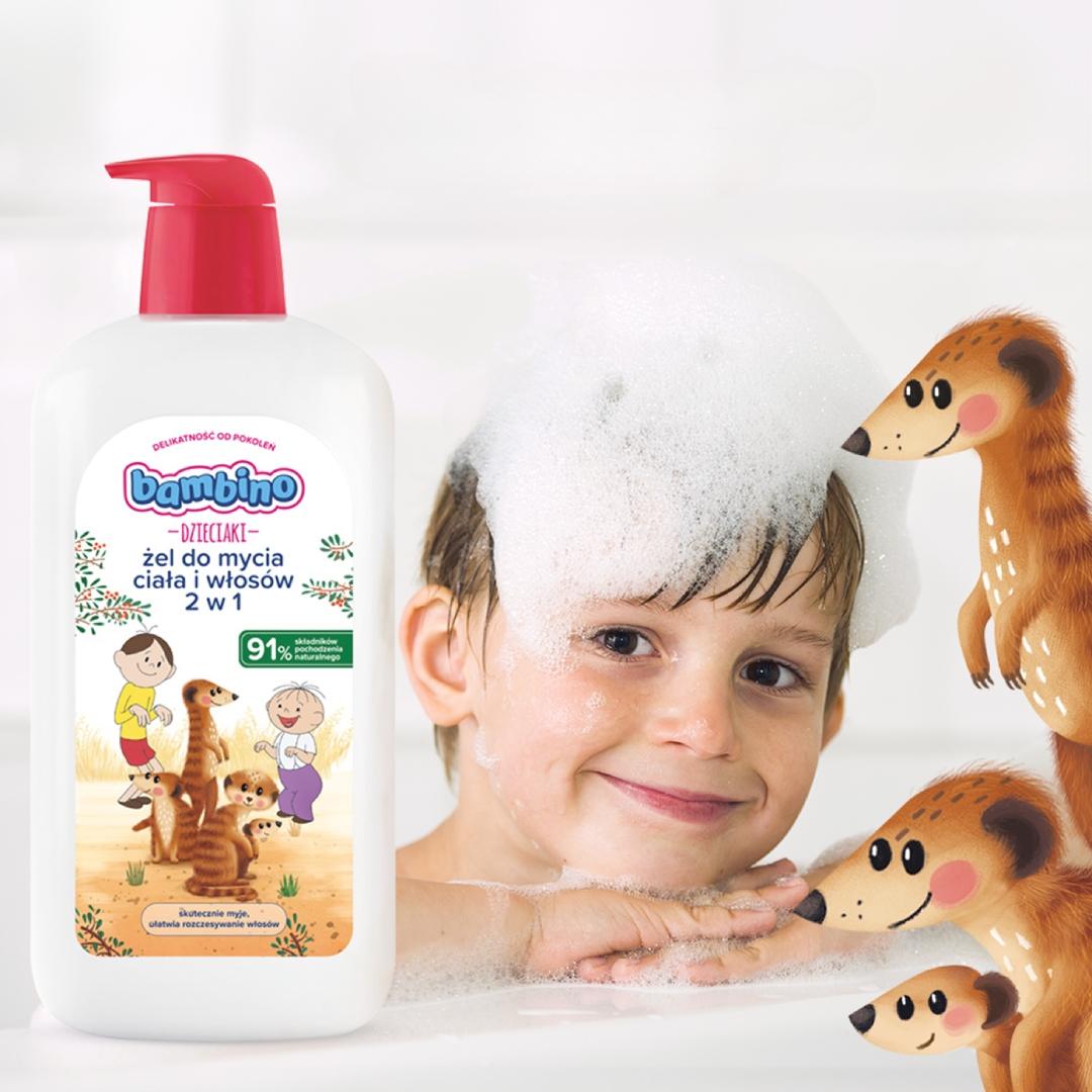 BAMBINO DZIECIAKI Żel do kąpieli dla dzieci 1000ml - obrazek 4