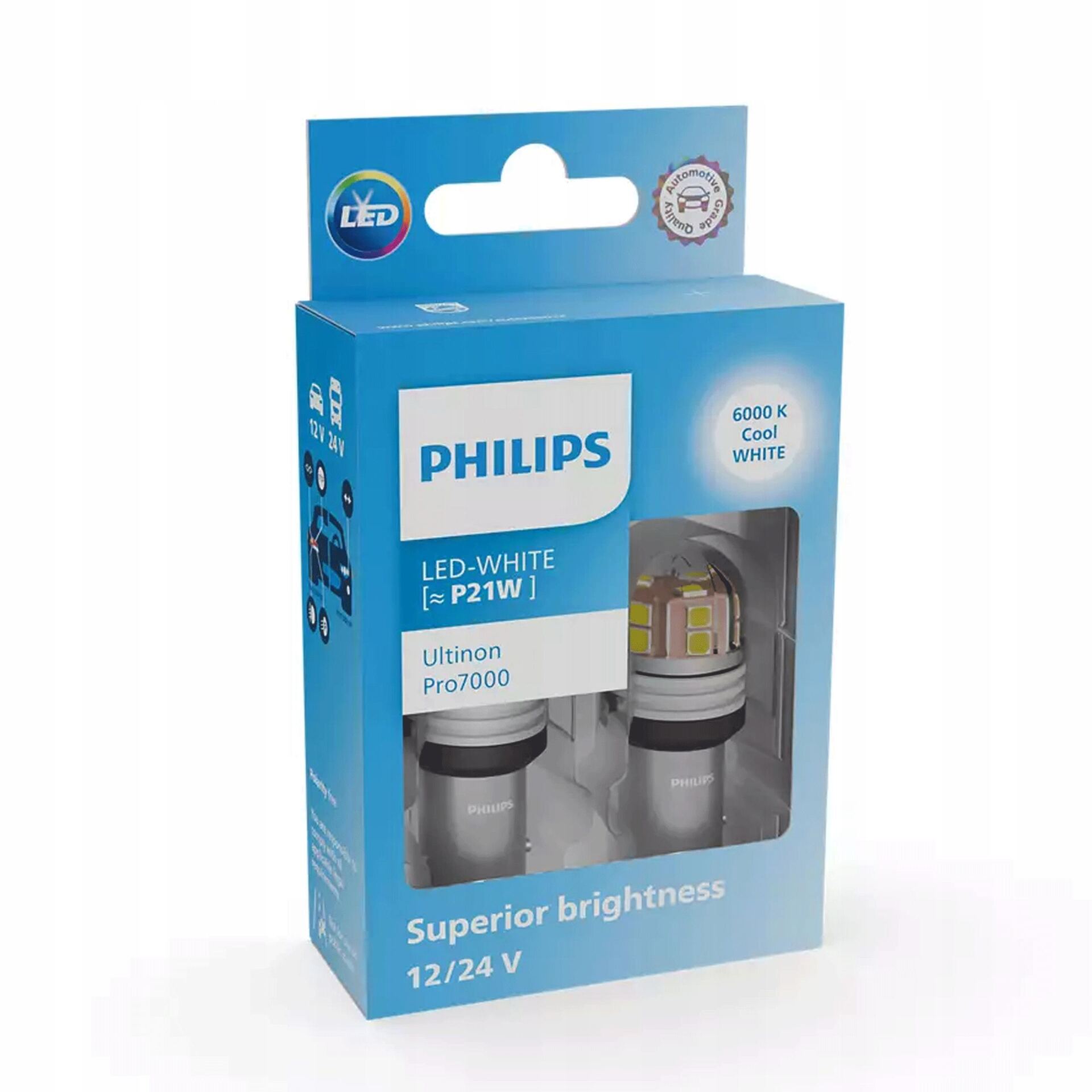 Żarówki Philips LED Ultinon Pro7000 P21W CU70 12/24V - obrazek 4