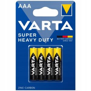 VARTA- SUPER HEAVY-DUTY AAA R03P Blister 4 szt.