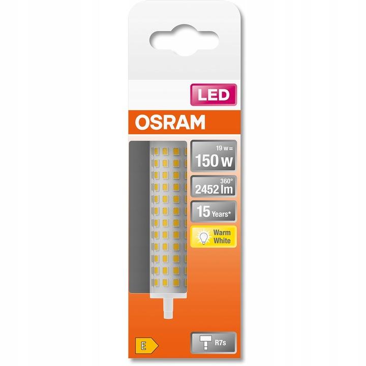 Osram LINE LED 19W 118mm barwa 2700K 2452lm R7s
