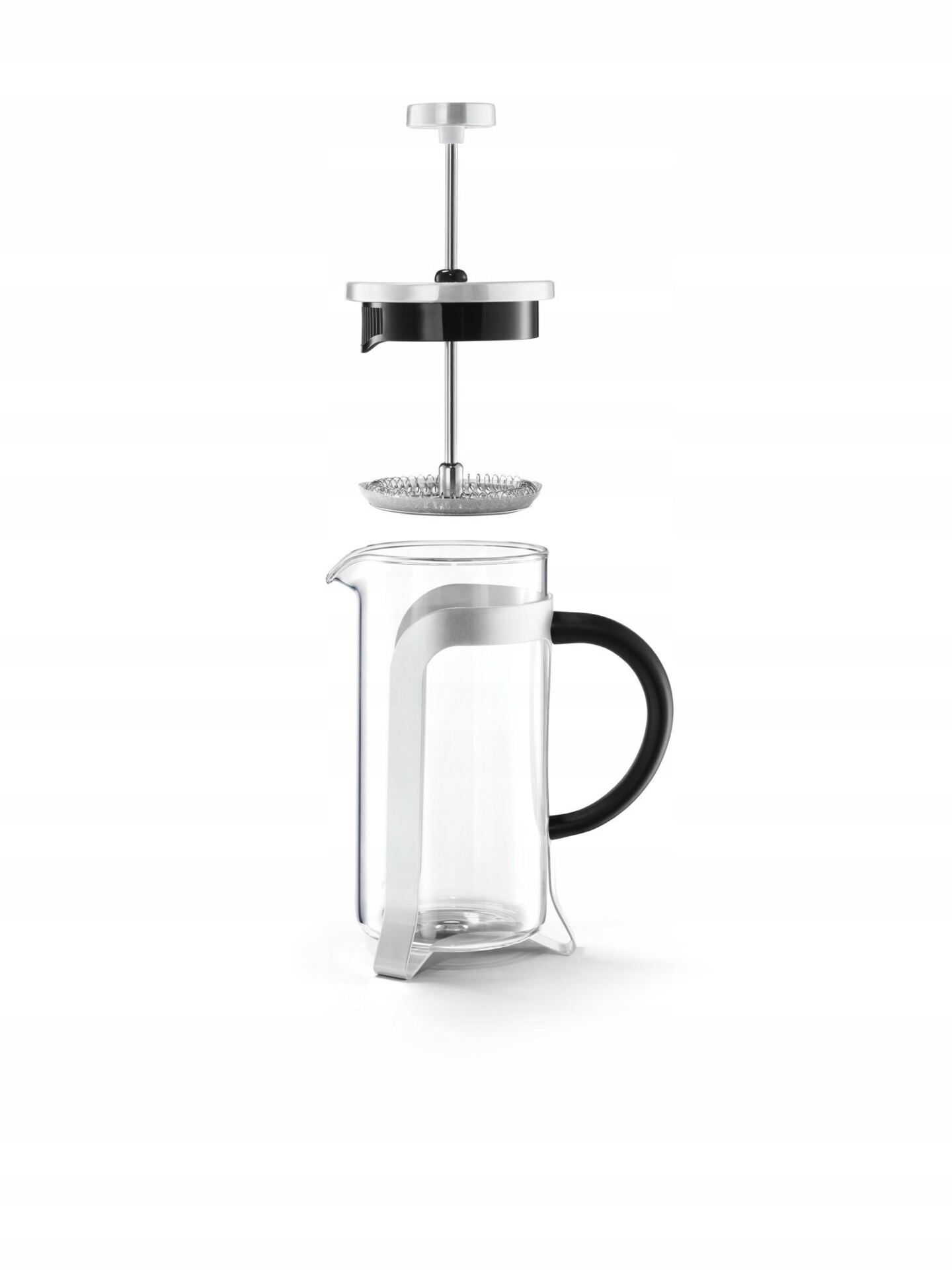 Tchibo Zaparzacz Do Kawy French Press 300 ml Srebrny - obrazek 3