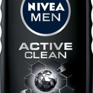 NIVEA ACTIVE CLEAN Żel pod prysznic męski 3w1 z aktywnym węglem 250ml