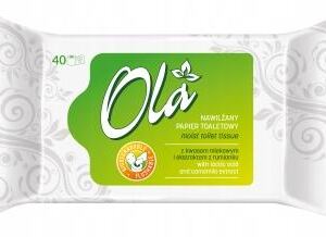 OLA nawilżany papier toaletowy z ekstraktem z rumianku 40 sztuk