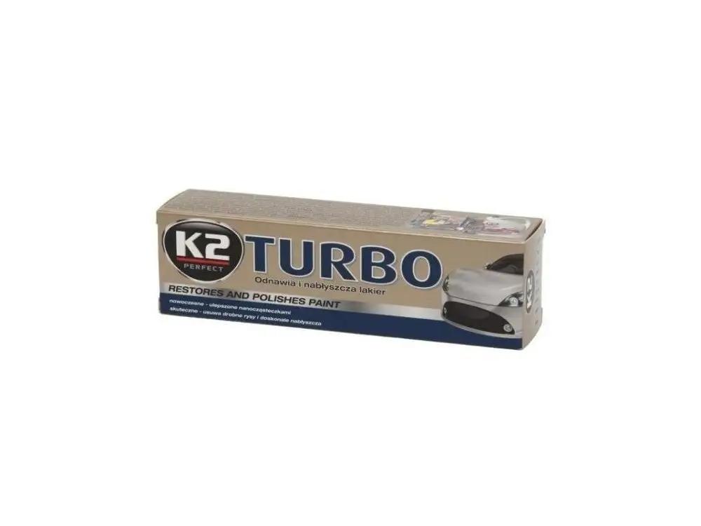 K2 TURBO TEMPO 120G K001 NABŁYSZCZAJĄCA PASTA POLERSKA DO LAKIERU - obrazek 14