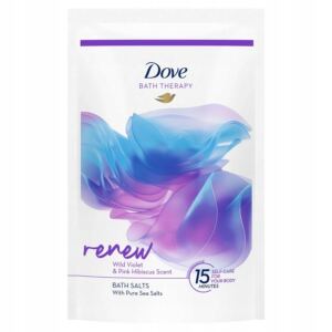 Dove Bath Therapy Renew Sól do Kąpieli Zapach Dziki Fiołek i Hibiskus 400g