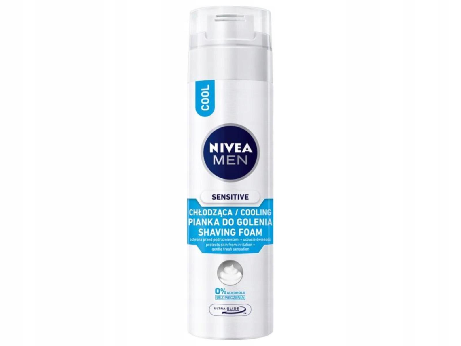 NIVEA MEN SENSITIVE COOL PIANKA DO GOLENIA 200ML - obrazek 5