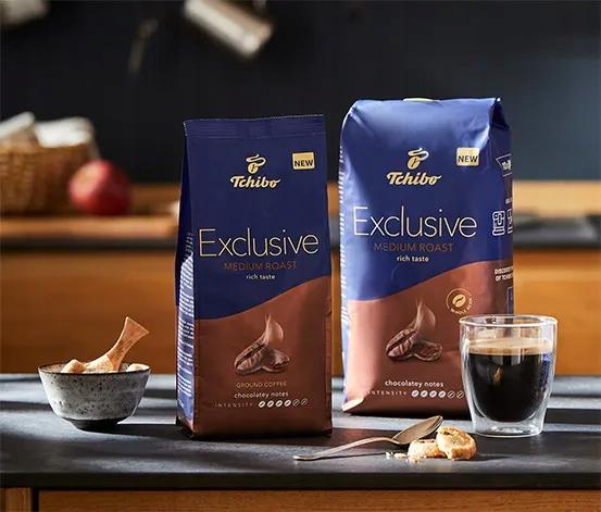 Tchibo Exclusive Medium Roast, 1kg, kawa w ziarnach - obrazek 3
