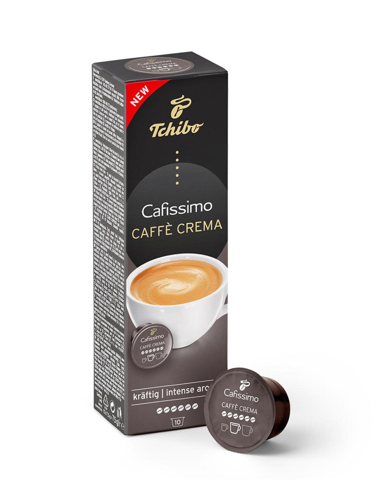 Tchibo Kawa Cafissimo Caffe Crema Kraftig Intense 10 Kapsułek - obrazek 3