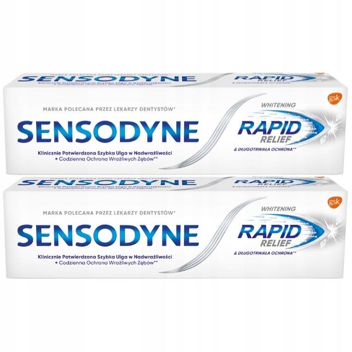 SENSODYNE Pasta do zębów Ultraszybka Ulga Whitening 75ml - obrazek 11
