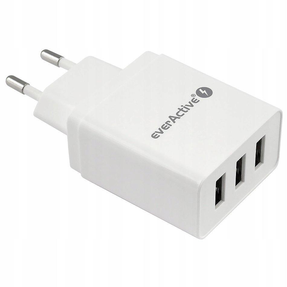 EverActive Ładowarka sieciowa Smart USB Charger SC-300 3,4A 5V - obrazek 4