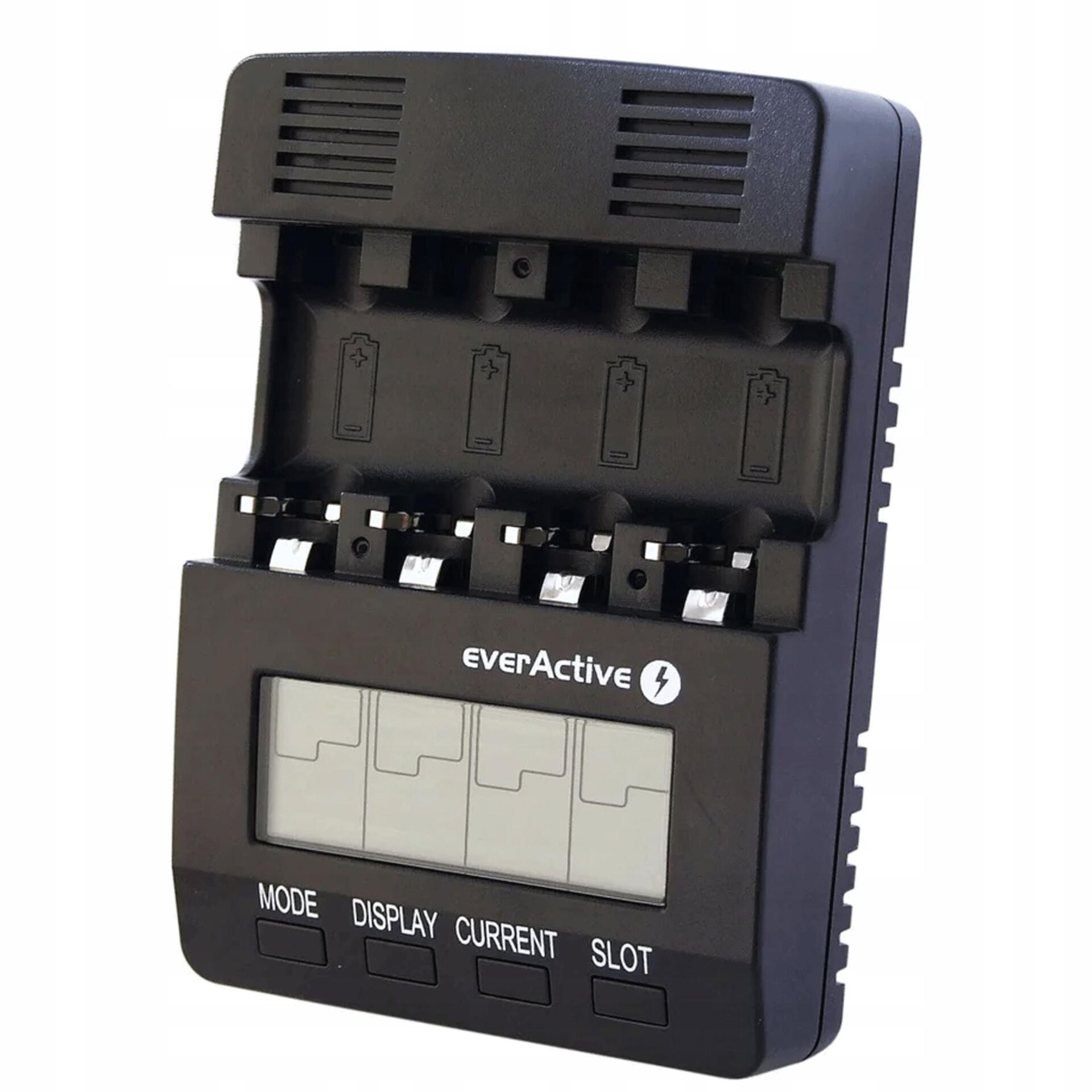 EverActive Ładowarka do akumulatorów AA AAA z wyświetlaczem NC-3000 - obrazek 3
