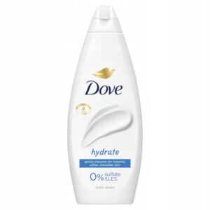 Dove Hydrate Delikatny Żel Pod Prysznic do Kąpieli Nawilża 0% SLES 720ml