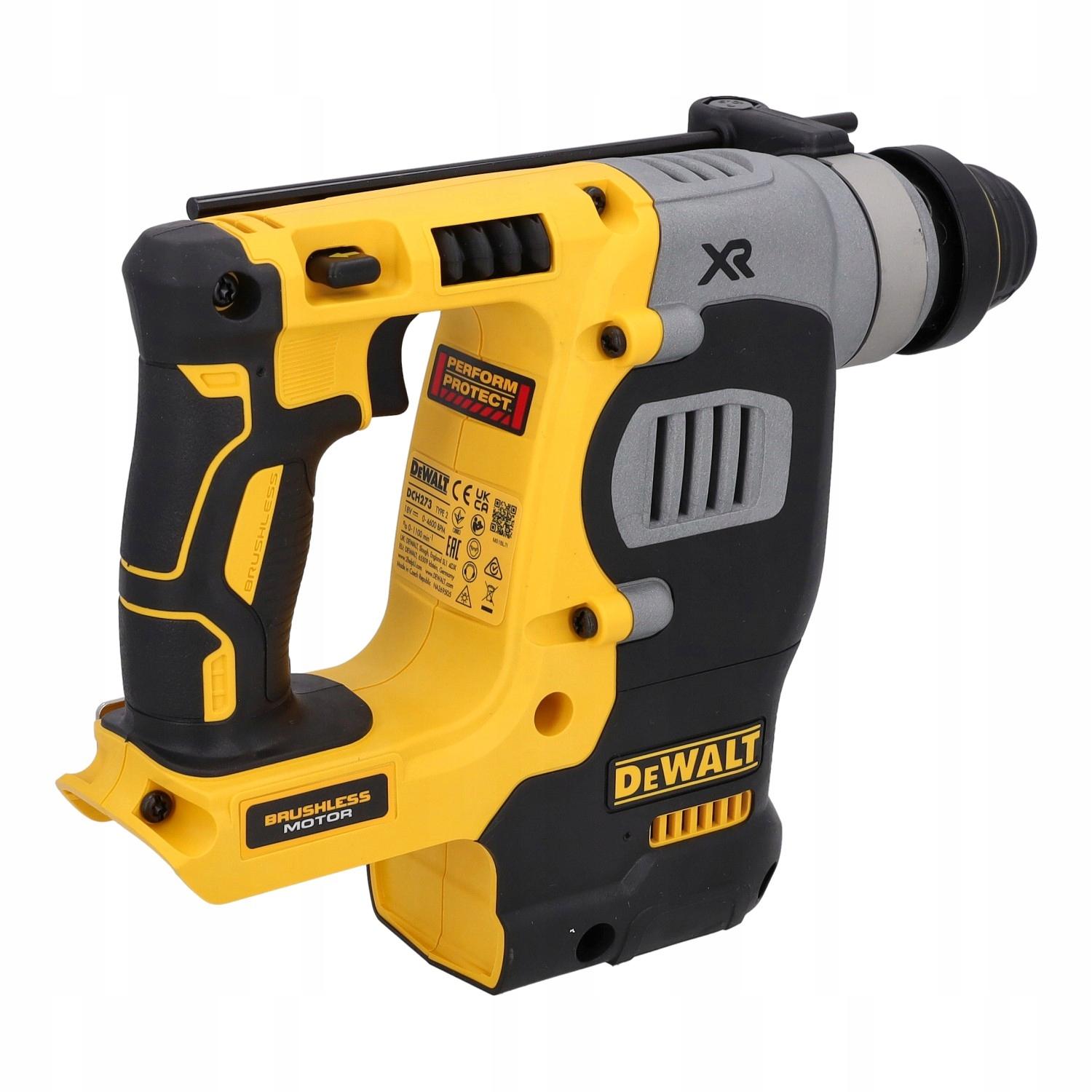 DEWALT MŁOTOWIERTARKA 2,1J SDS-PLUS 18V DCH273NT UDAROWA + WALIZKA TSTAK II - obrazek 5