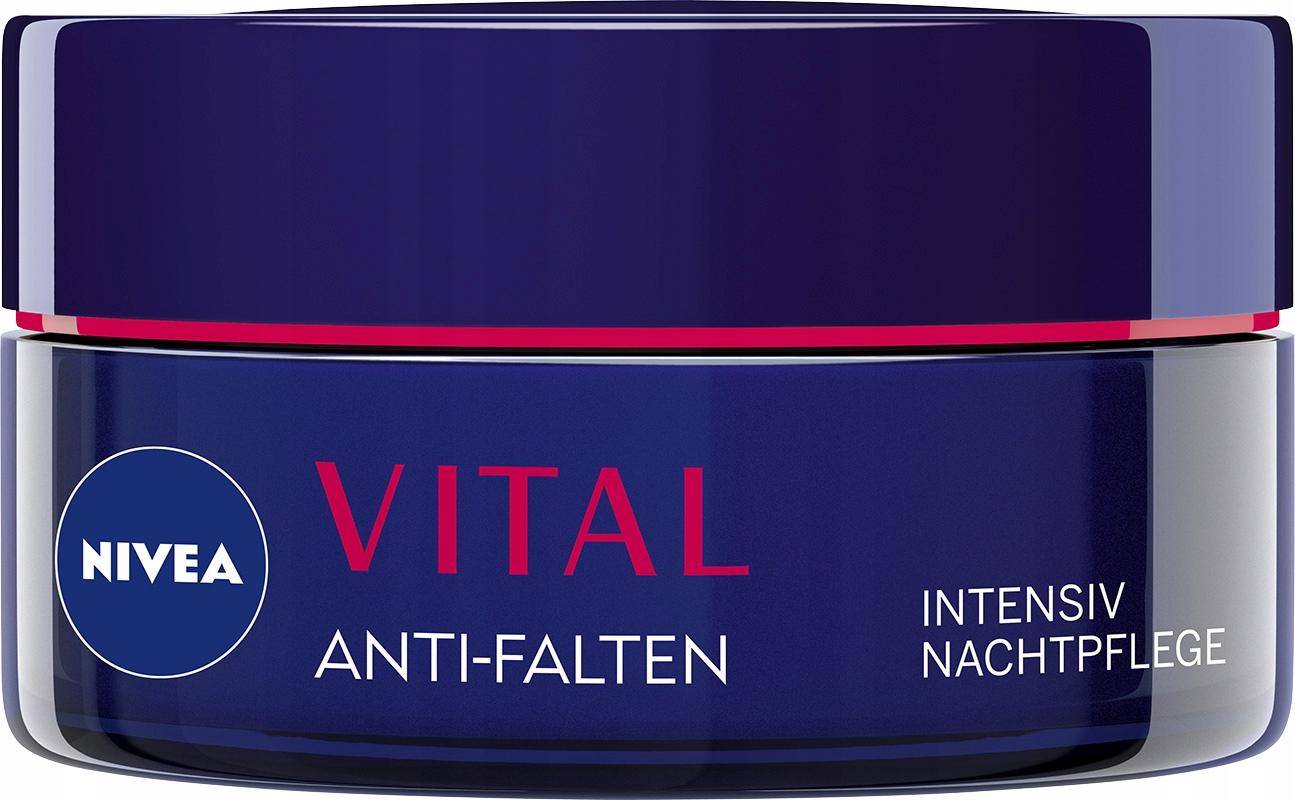 NIVEA Krem na Noc Vital Przeciwzmarszczkowy Regenerujący, 50 ml - obrazek 2