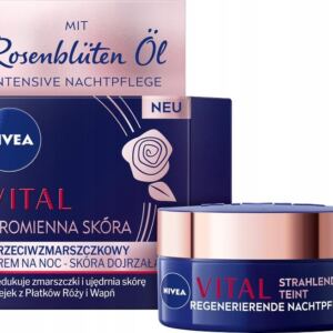 NIVEA VITAL PROMIENNA SKÓRA Przeciwzmarszczkowy krem na noc, 50 ml