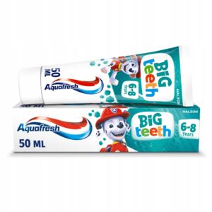AQUAFRESH BIG TEETH PASTA DO ZĘBÓW DLA DZIECI 6-8 LAT PSI PATROL 50ml