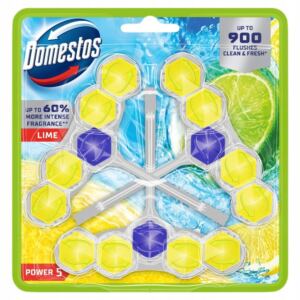 Domestos Kostka toaletowa Power 5 Lime Zawieszka do WC 3x50g