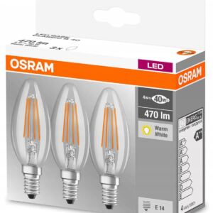 OSRAM 呕ar贸wki LED FILAMENT 艢wieca 4W = 40W E14
