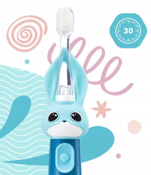 Vitammy SZCZOTECZKA SONICZNA ELEKTRYCZNA DO ZĘBÓW DZIECI 0-3LAT ŚWIATŁO LED - obrazek 11