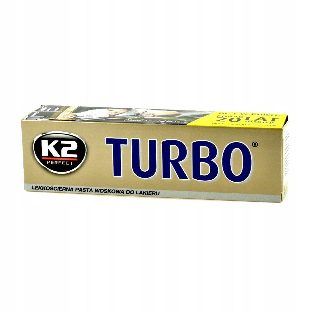 K2 TURBO TEMPO 120G K001 NABŁYSZCZAJĄCA PASTA POLERSKA DO LAKIERU - obrazek 6