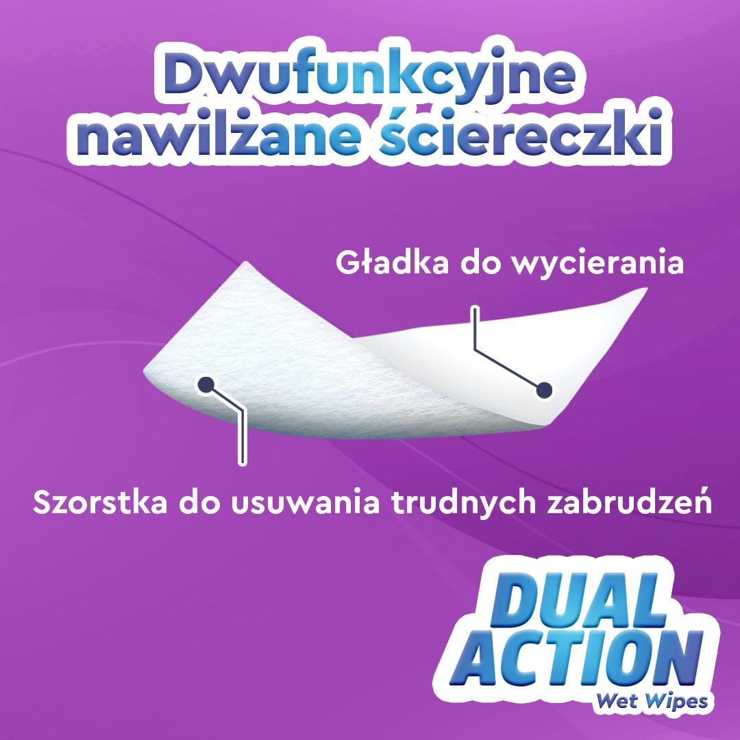 Presto Dwufunkcyjne nawilżane ściereczki 40 sztuk - obrazek 4
