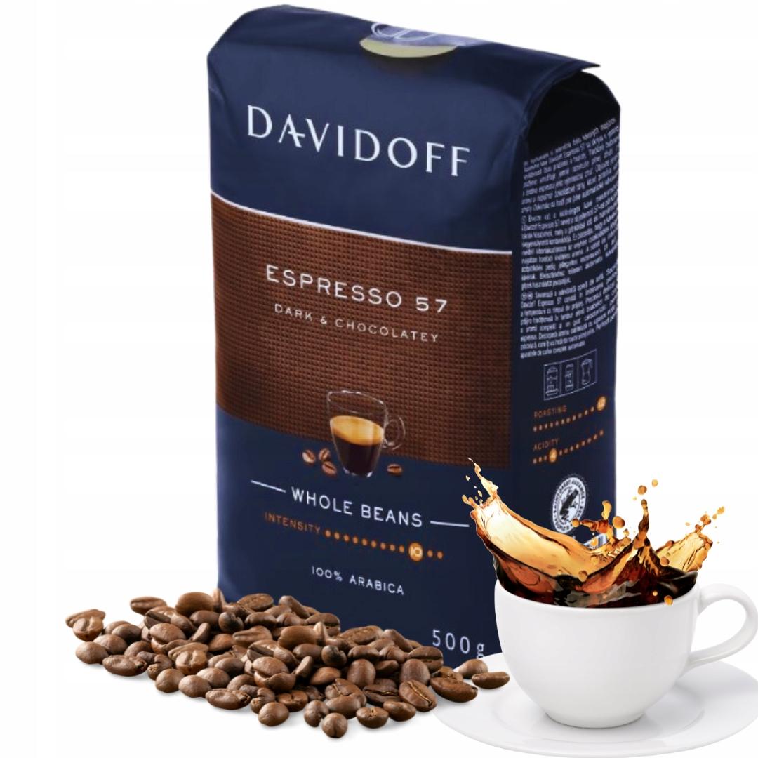 Davidoff Espresso 57 Dark & Chocolatey 500g Kawa Ziarnista Arabika - obrazek 16