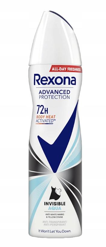 Rexona Advanced Protection Shower Fresh Dezodorant damski w spray`u 150 ml - obrazek 3